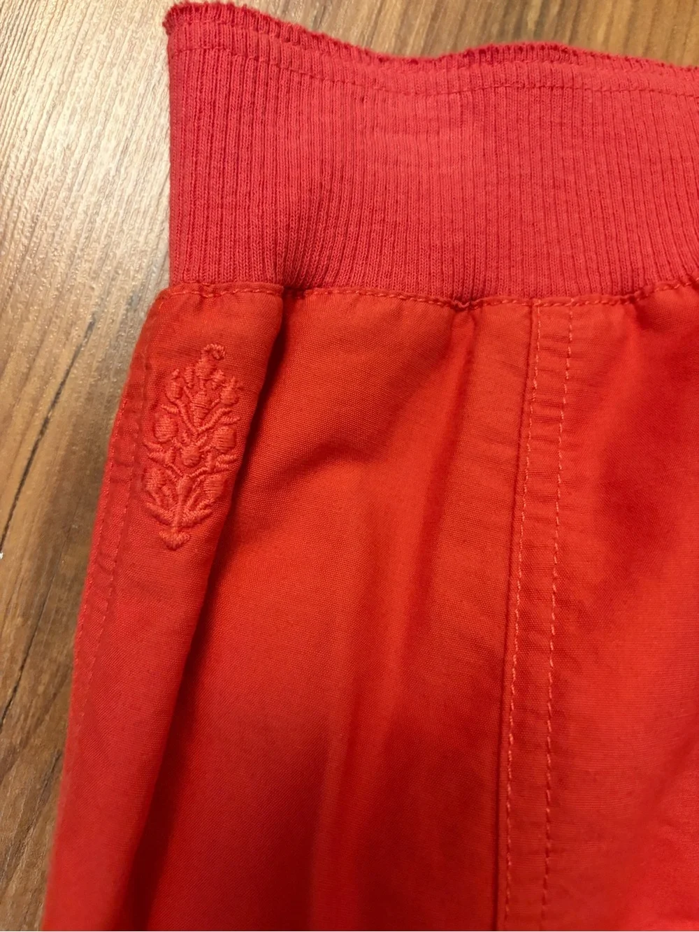 Free People Red Mesmerize Me Cargo Pants M - Picture 7 of 11
